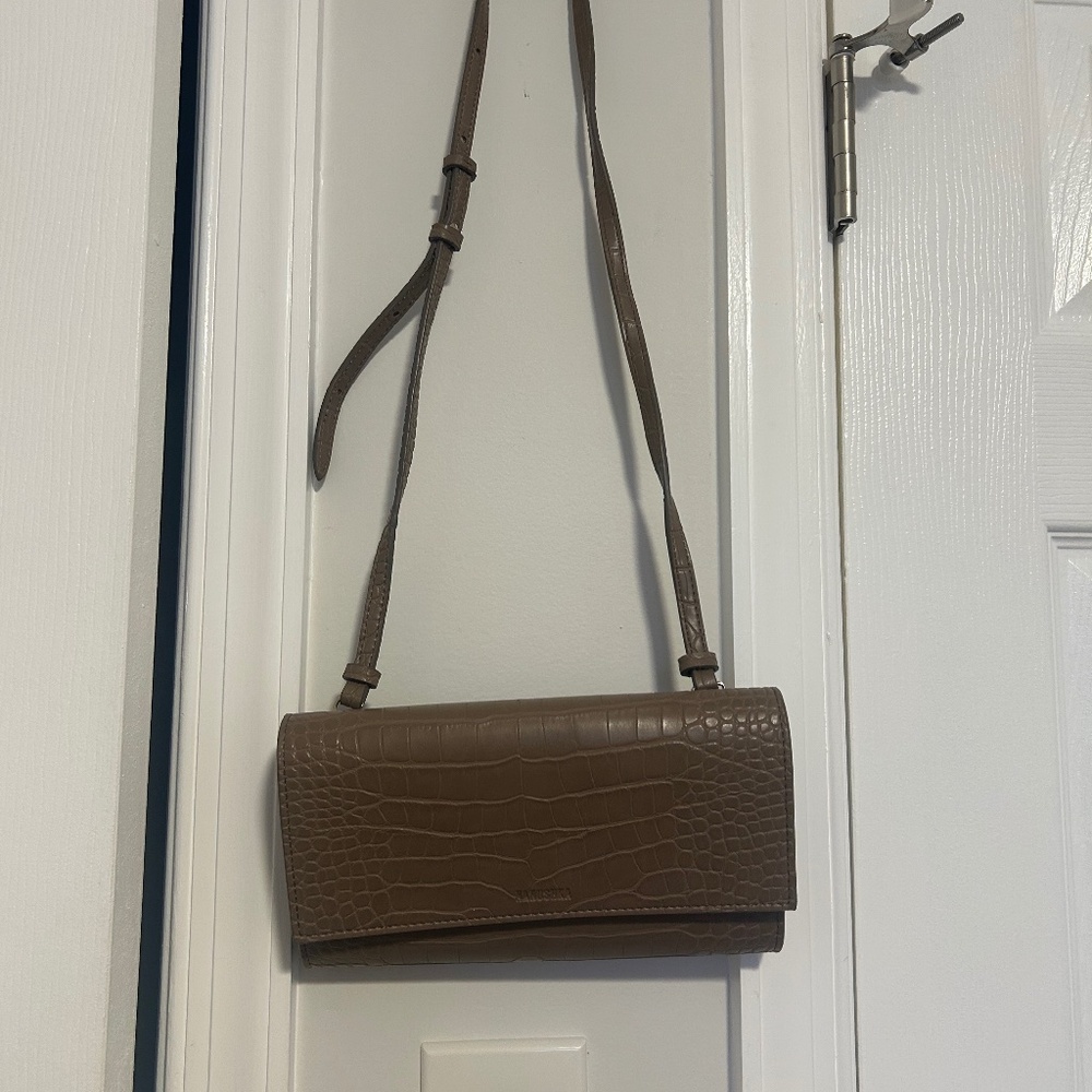 Nanushka Taupe Crossbody/Shoulder Purse